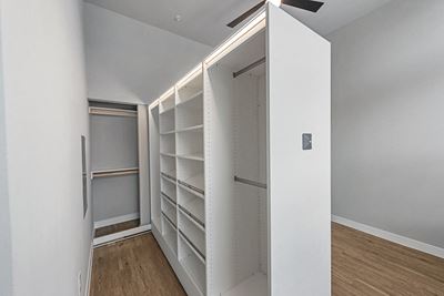 Big spacious closet room